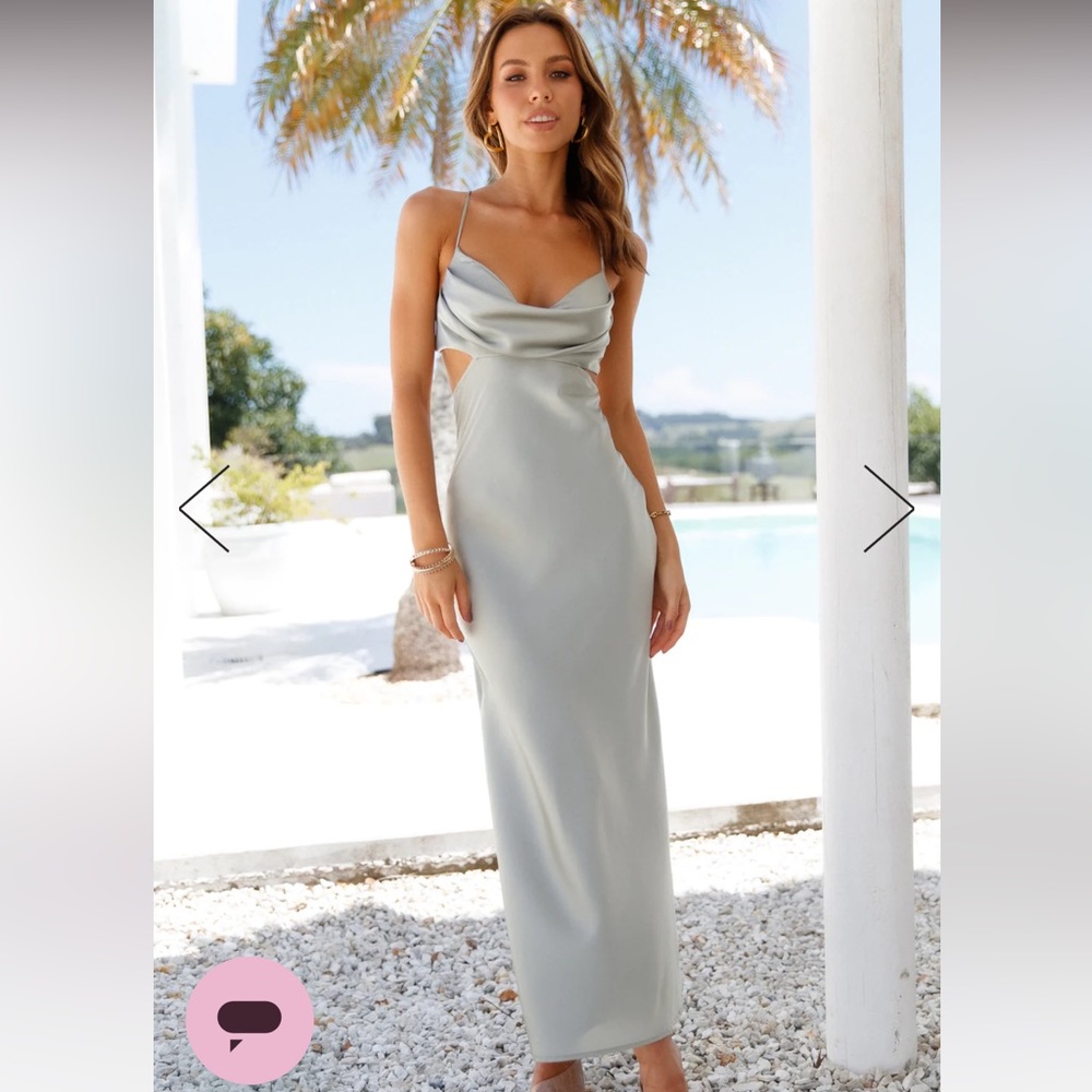 Hello Molly Angels in America Midi Dress Sage